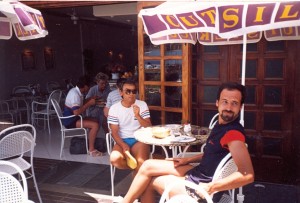 Nagybátyámmal a Gran Canarián 1986-ban
